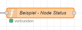 Node-RED - Status - green - dot