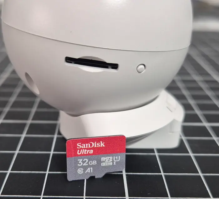 Shelly Camera mit microSD-Karte