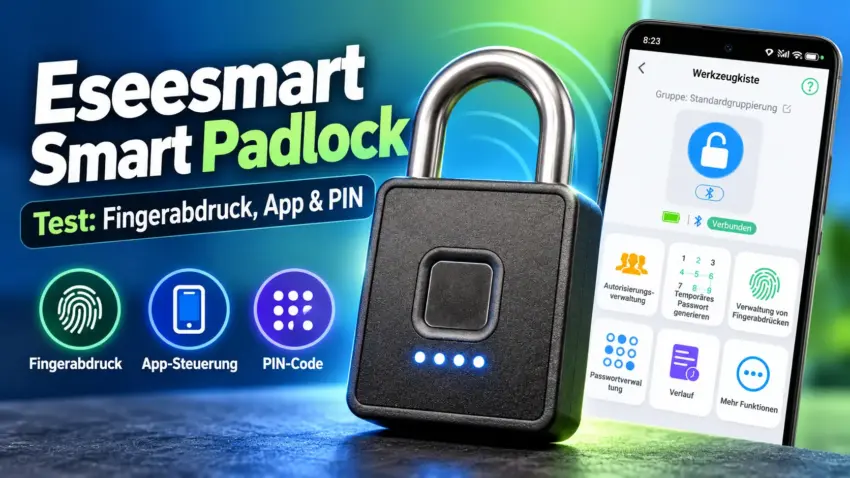 Eseesmart Smart-Padlock im Test