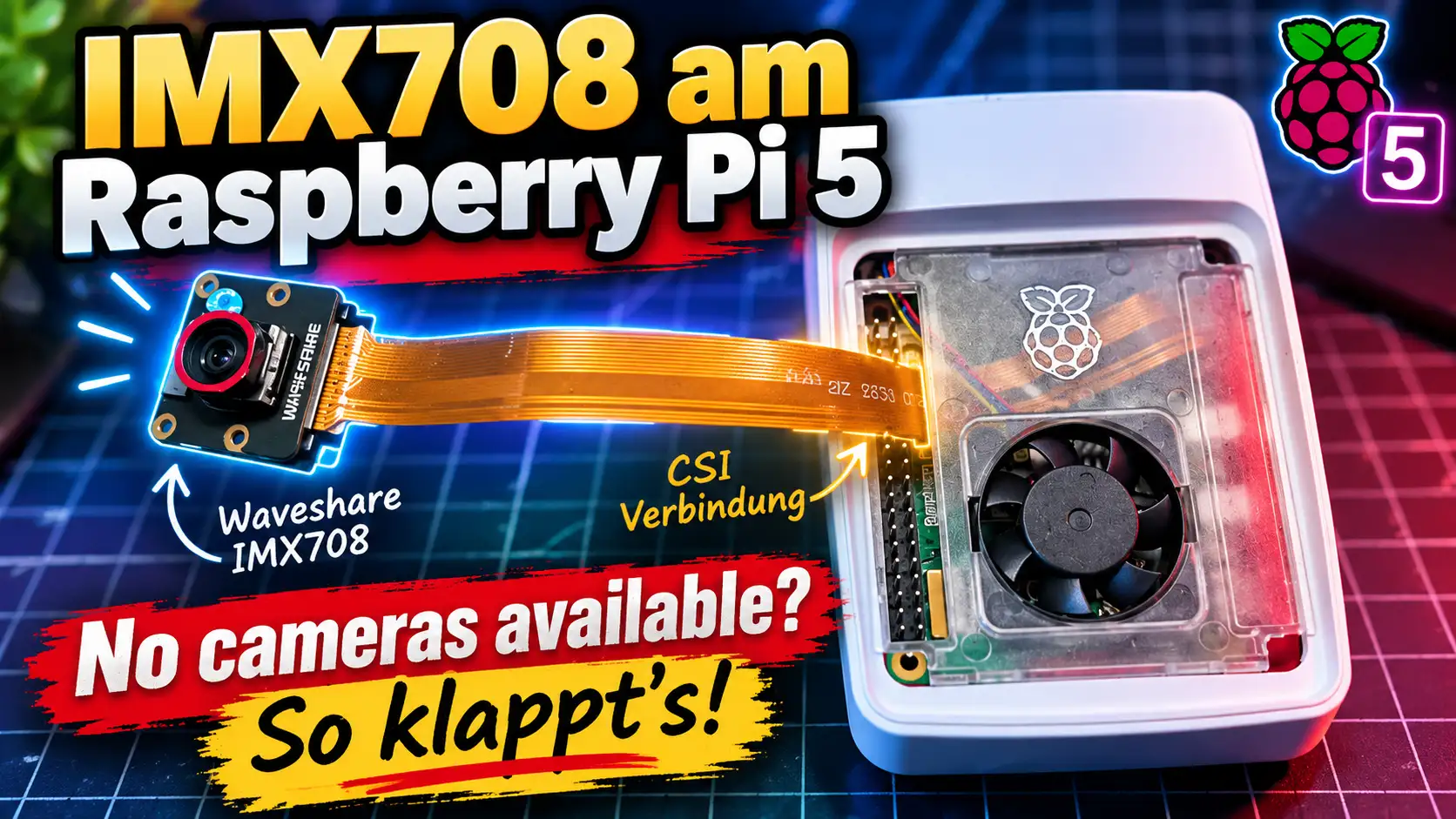 IMX708 am Raspberry Pi 5 verbinden