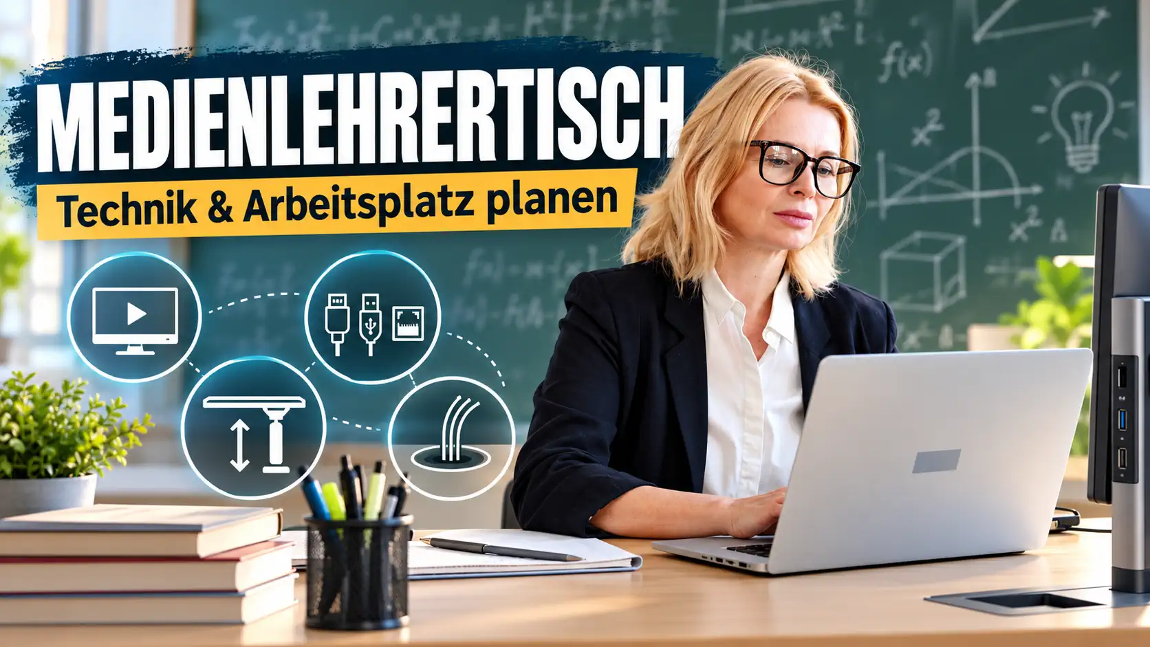 Multifunktionale Medienlehrertische für Schulen und Hochschulen verbinden digitale Präsentationstechnik, flexible Arbeitsflächen und ergonomische Funktionen für modernen Unterricht.